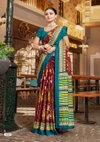 Ikkaya Patola Vol 4 By Saroj Cotton Silk Patola Printed Sarees Wholesale Clothing Suppliers In India

